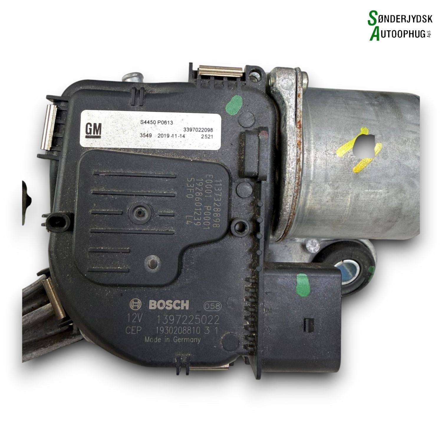 Opel Astra K Viskermotor Med OEM Nr. 1397225022 Fra Opel Ophugger