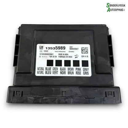 Opel Astra K Startspærre Med OEM Nr. 55515689 Fra Opel Ophugger