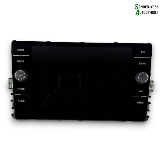 VW Golf 7 AU Radio, Multi Display Med OEM Nr. 5G6919605A Fra VW Ophugger