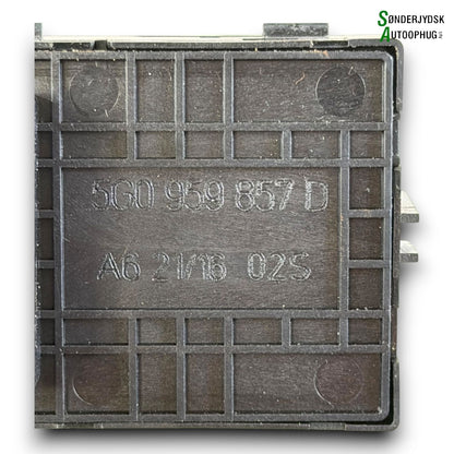 VW Golf 7 AU Kontakt Rudehejs Med OEM Nr. 5G0959857D Fra VW Ophugger