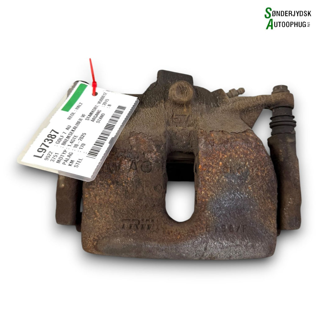 VW Golf 7 Au Bremsekaliber Vf Med OEM Nr. 8V0615123D Fra VW Ophugger