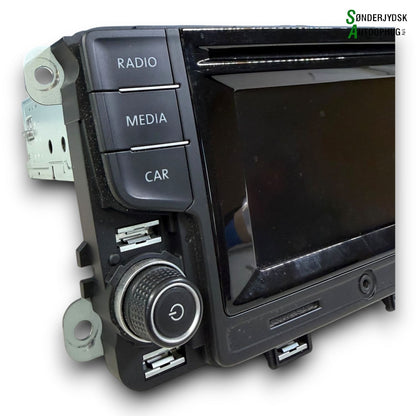 VW Polo 6C Radio, Multi Display Med OEM Nr. 6C0035869B Fra VW Ophugger