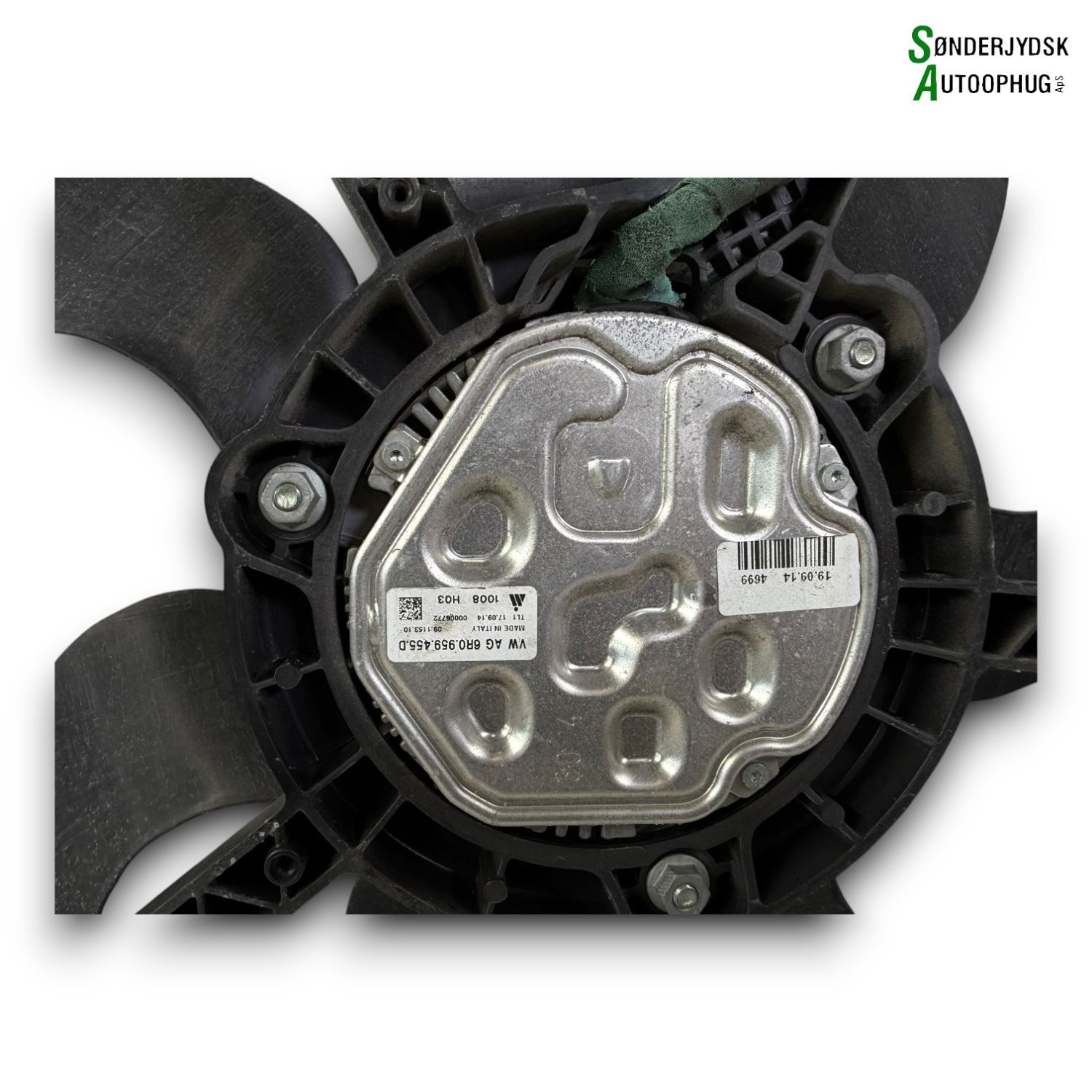 VW Polo 6C Kølerblæser El Med OEM Nr. 6R0121207Q Fra VW Ophugger