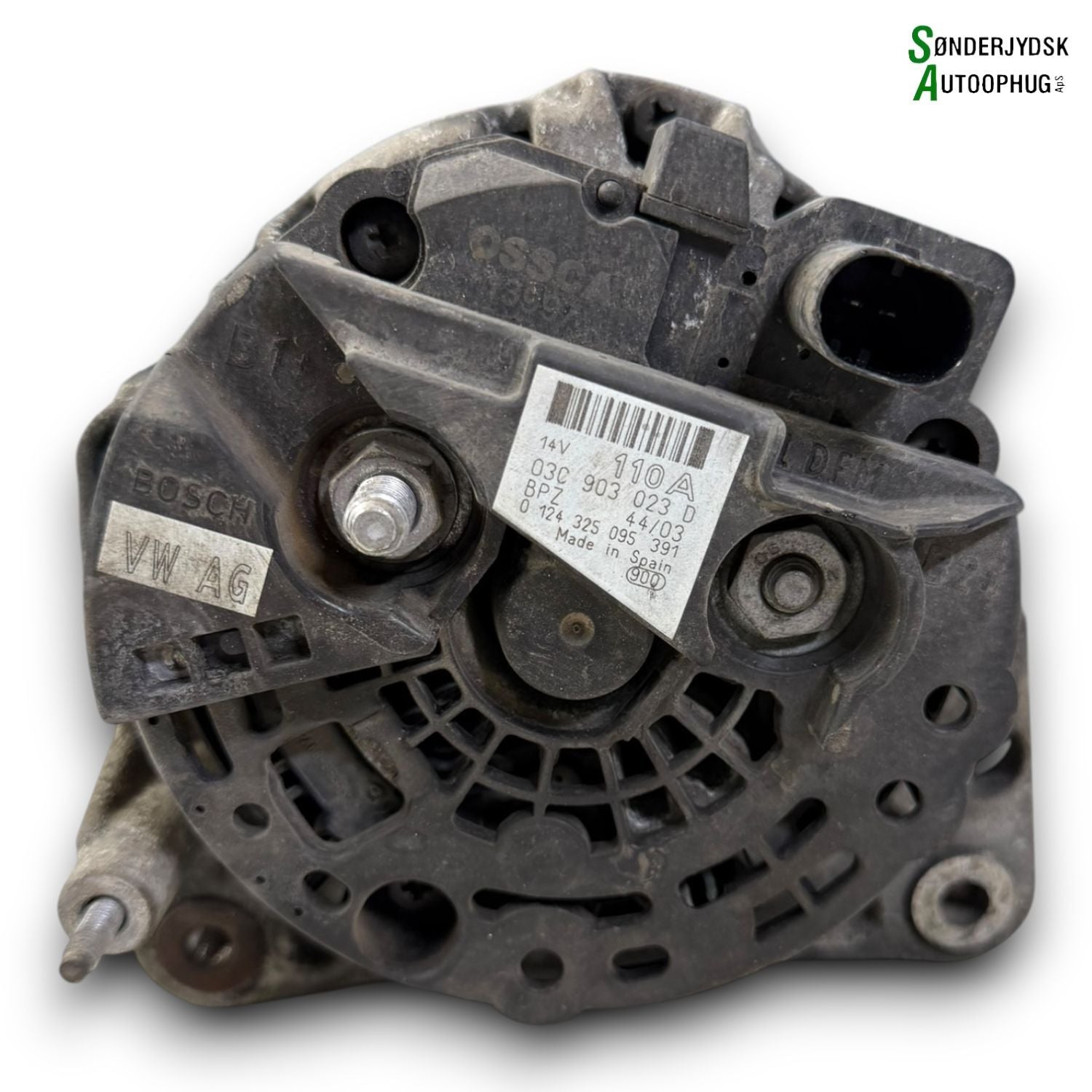 VW Golf 5 1K Generator Med OEM Nr. 03C903023D Fra VW Ophugger