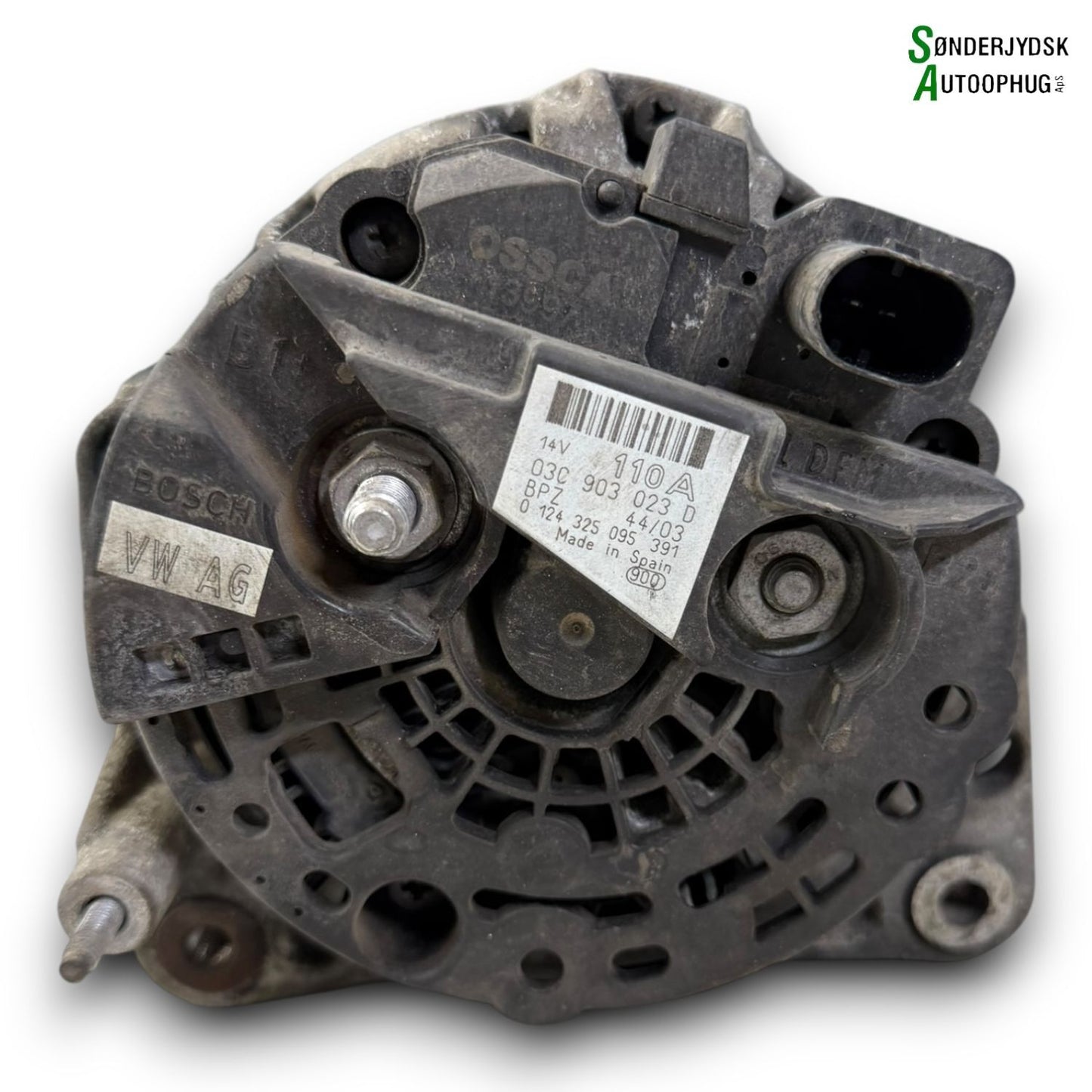 VW Golf 5 1K Generator Med OEM Nr. 03C903023DX Fra VW Ophugger