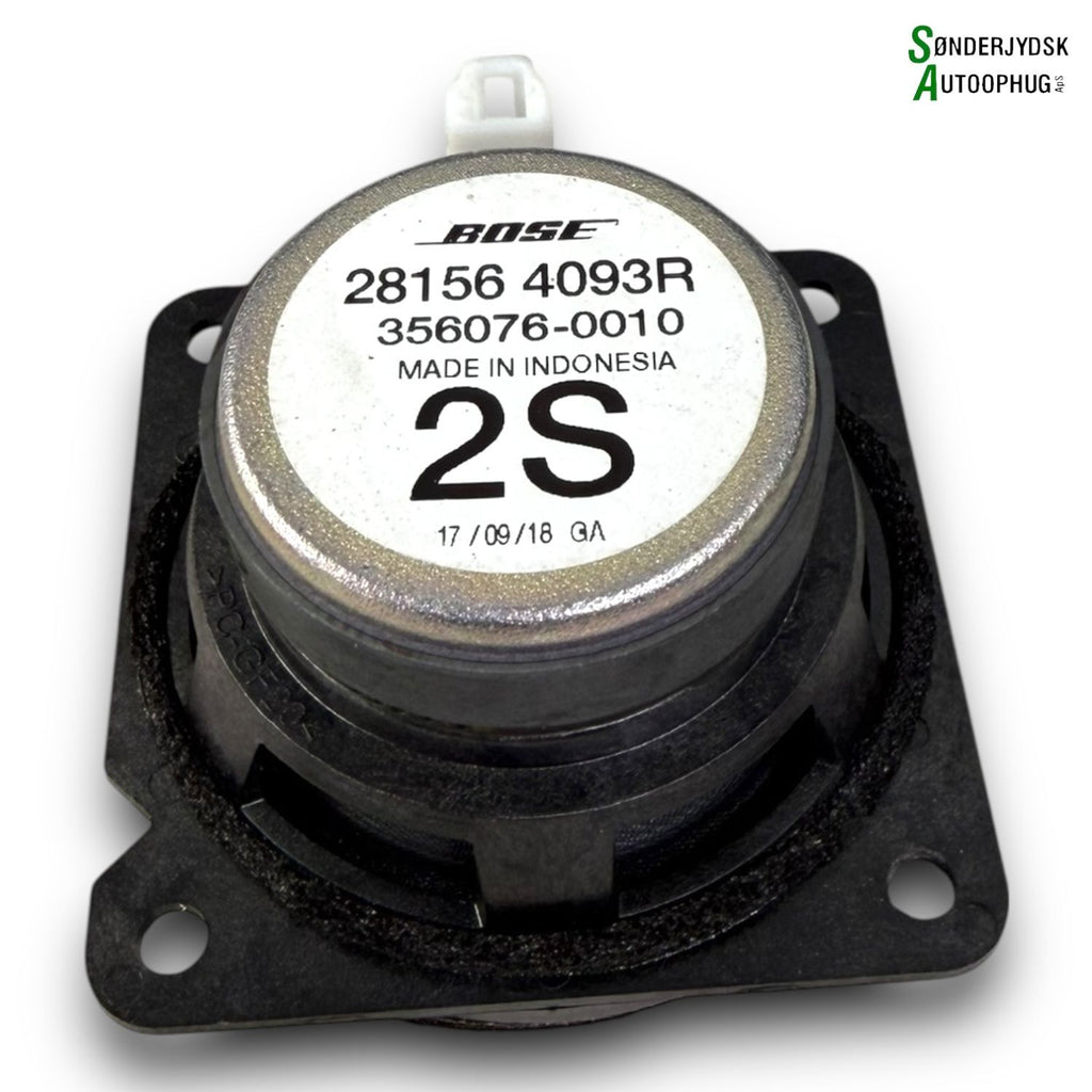 Renault Megane 4 Højttaler Med OEM Nr. 281564093R Fra Renault Ophugger