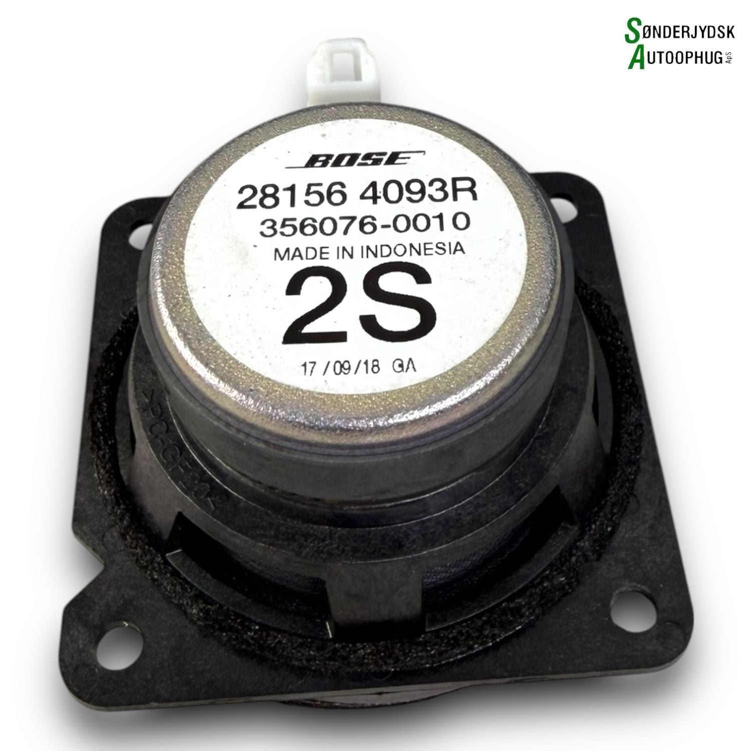 Renault Megane 4 Højttaler Med OEM Nr. 281564093R Fra Renault Ophugger