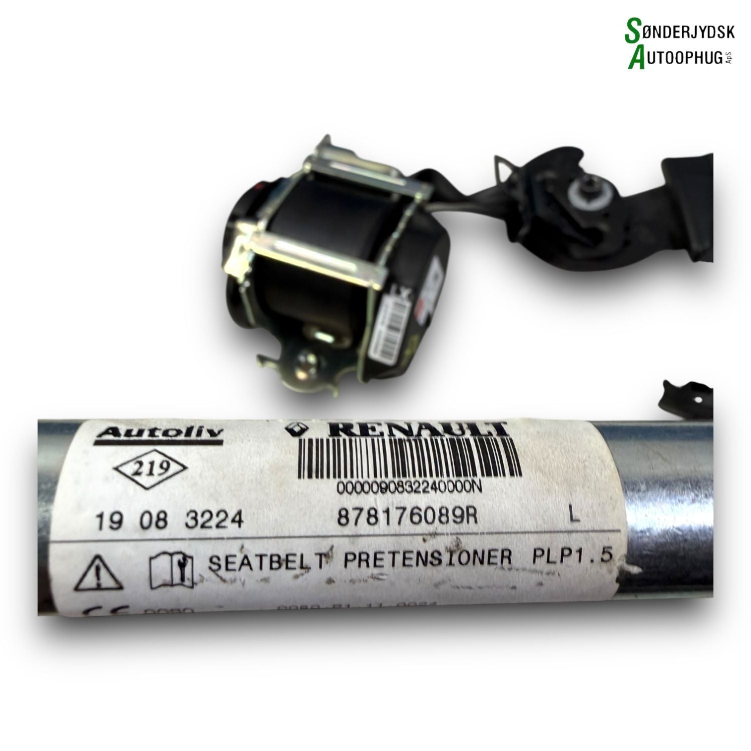 Renault Megane 4 Sikkerhedsseler For Med OEM Nr. 868852833R Fra Renault Ophugger