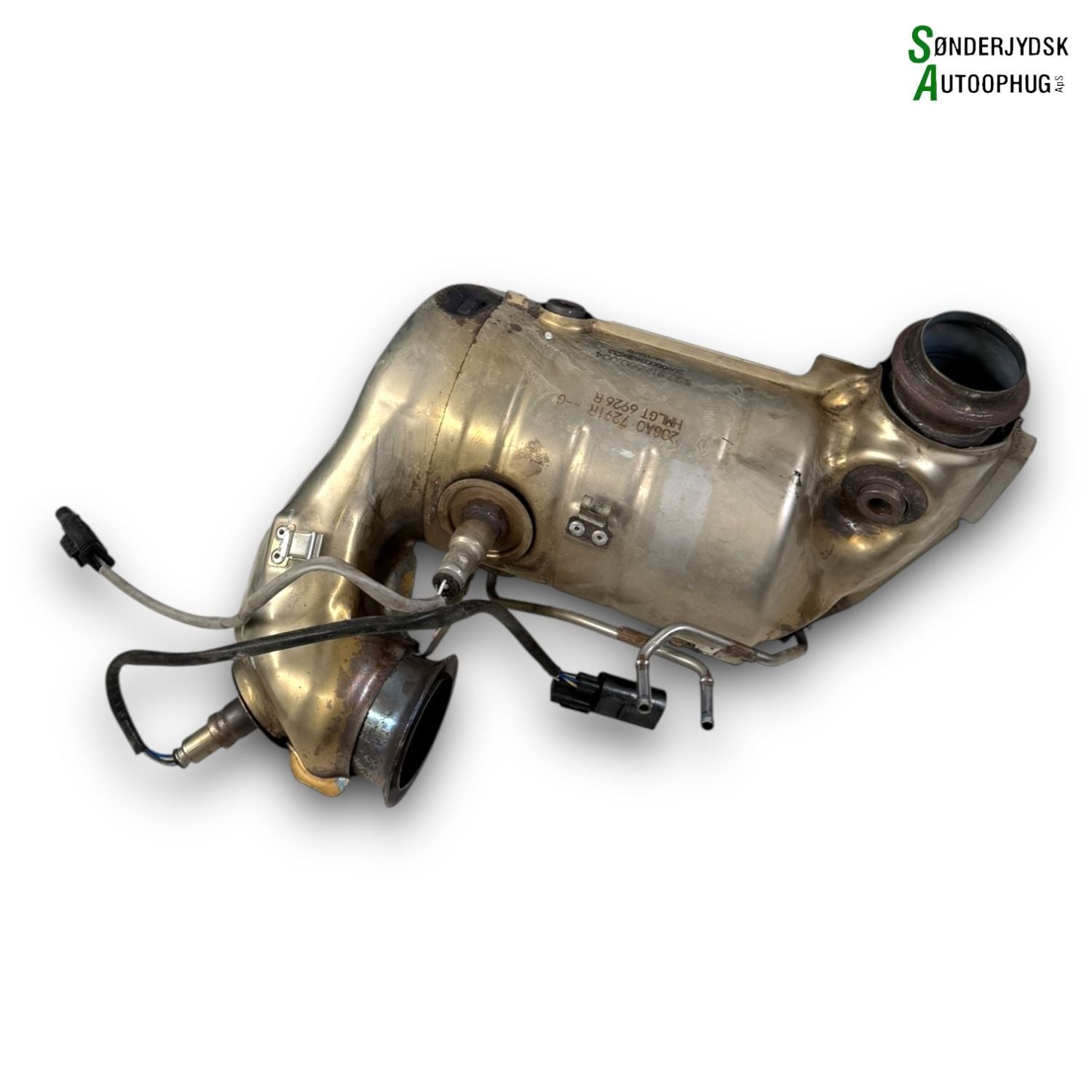 Renault Megane 4 Katalysator Med OEM Nr. 208A07291R Fra Renault Ophugger
