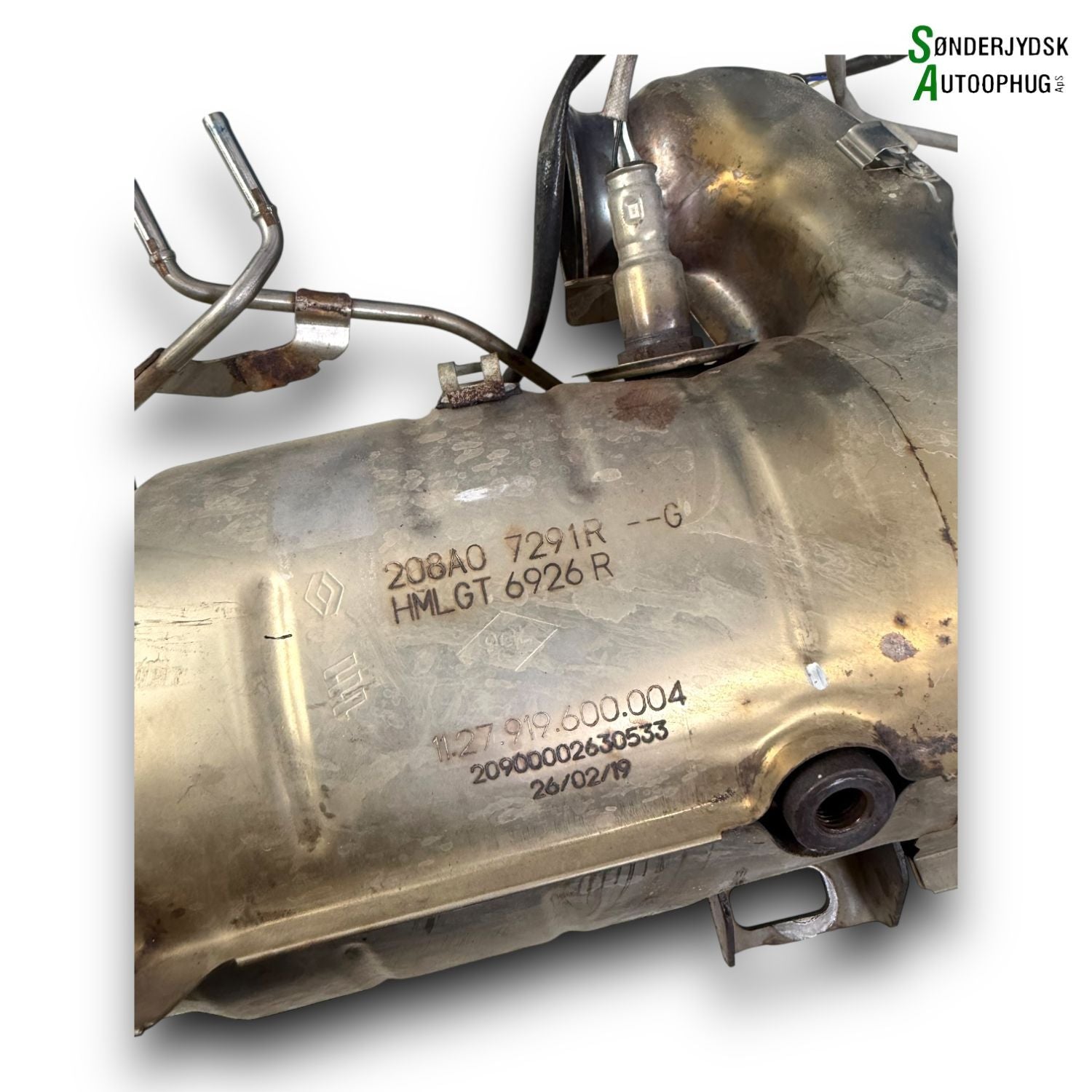 Renault Megane 4 Katalysator Med OEM Nr. 208A07291R Fra Renault Ophugger