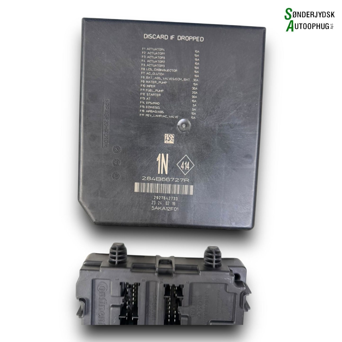 Renault Megane 4 Startspærre Med OEM Nr. 284B10363R Fra Renault Ophugger