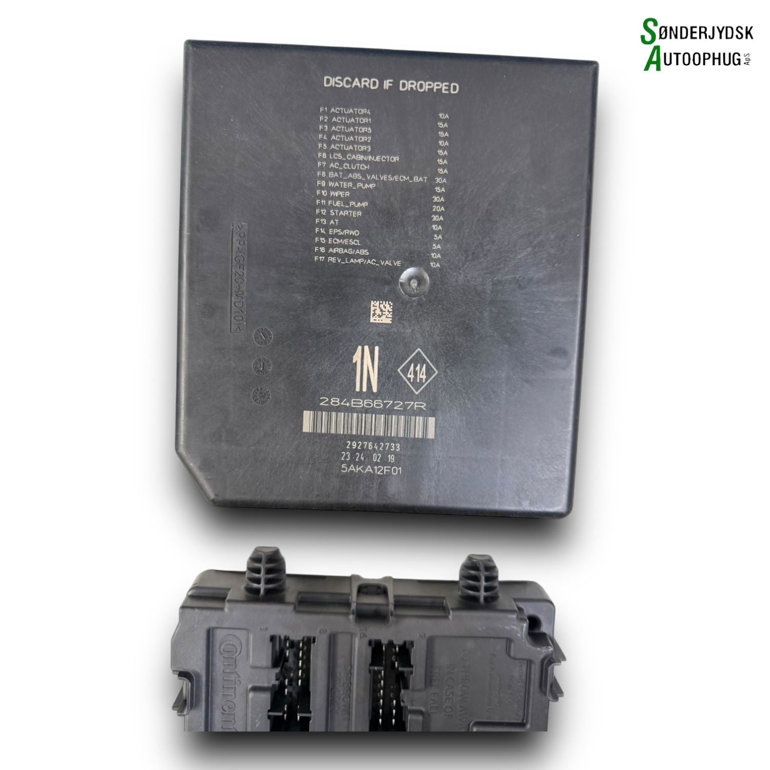 Renault Megane 4 Startspærre Med OEM Nr. 284B10363R Fra Renault Ophugger