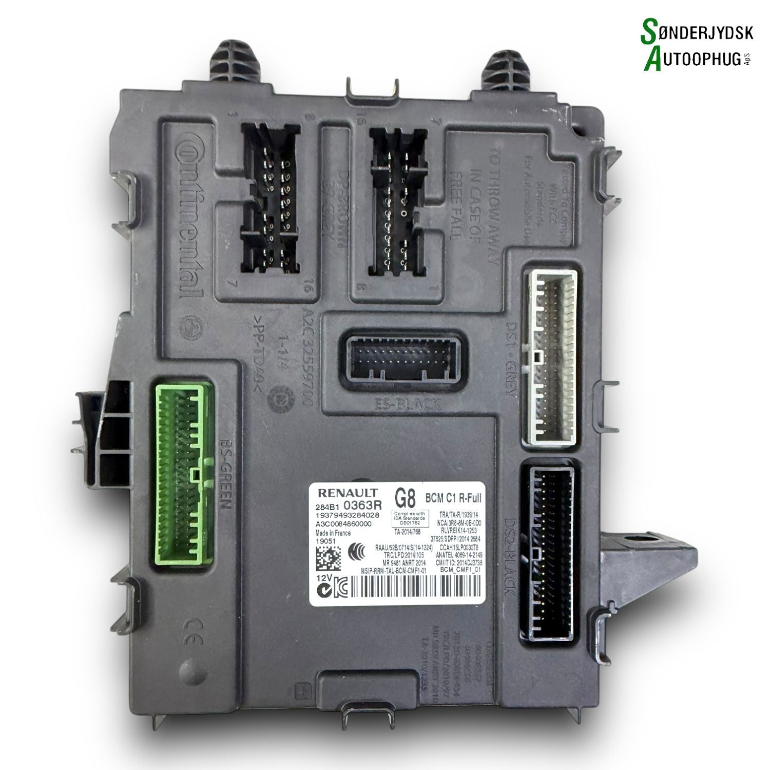 Renault Megane 4 Startspærre Med OEM Nr. 284B10363R Fra Renault Ophugger