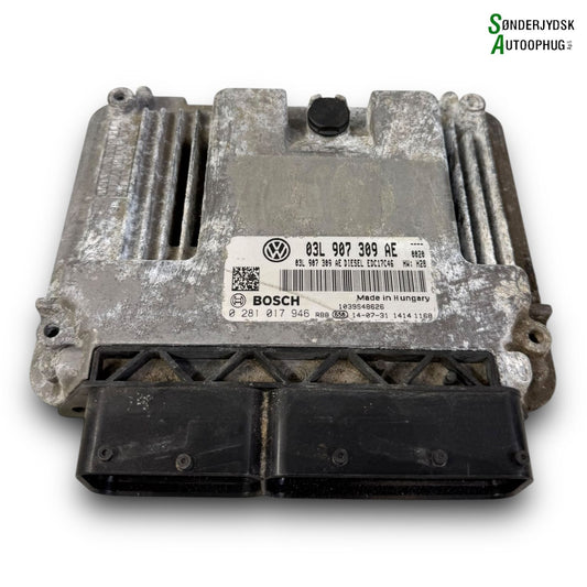 VW Passat 3C Motorstyring - Motorstyreboks - Injection Elboks Med OEM Nr. 0281017946 Fra VW Ophugger