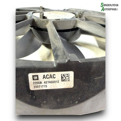 Opel Astra K Kølerblæser El Med OEM Nr. 13453910 Fra Opel Ophugger