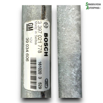 Opel Astra K Viskertræk Med OEM Nr. 3397021778 Fra Opel Ophugger