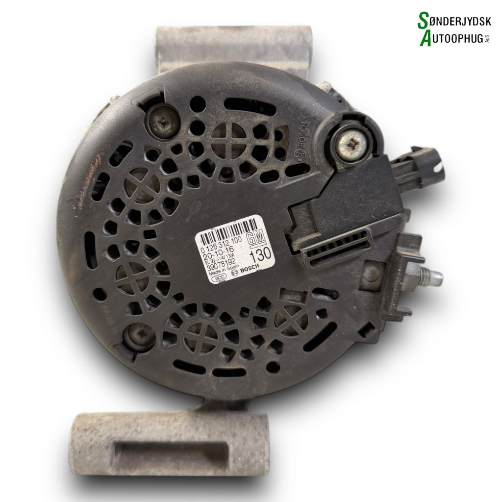 Opel Astra K Generator Med OEM Nr. 39078192 Fra Opel Ophugger