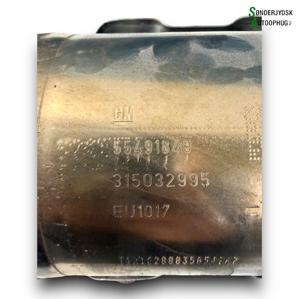 Opel Astra K Katalysator Med OEM Nr. 55577466 Fra Opel Ophugger