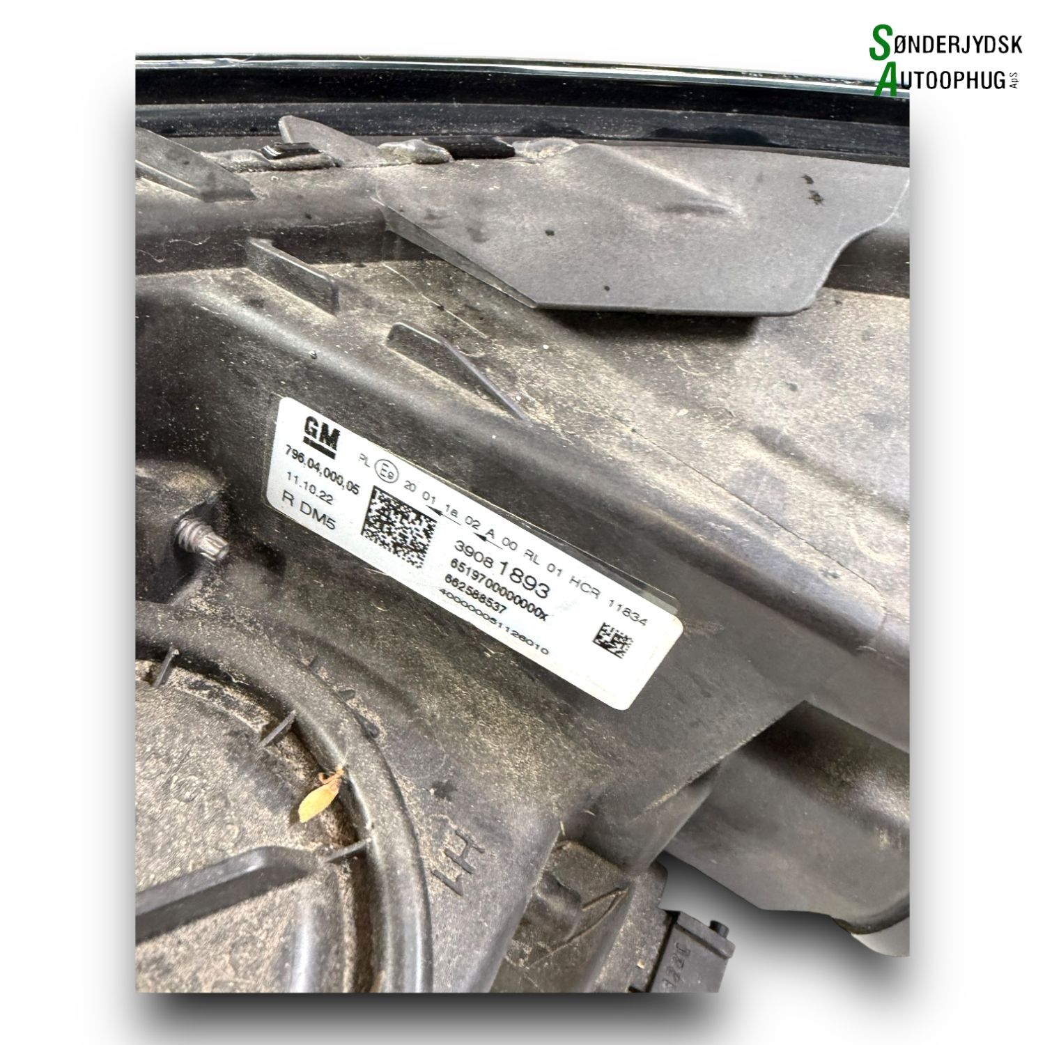 Opel Astra K Forlygte Med OEM Nr. 39081893 Fra Opel Ophugger