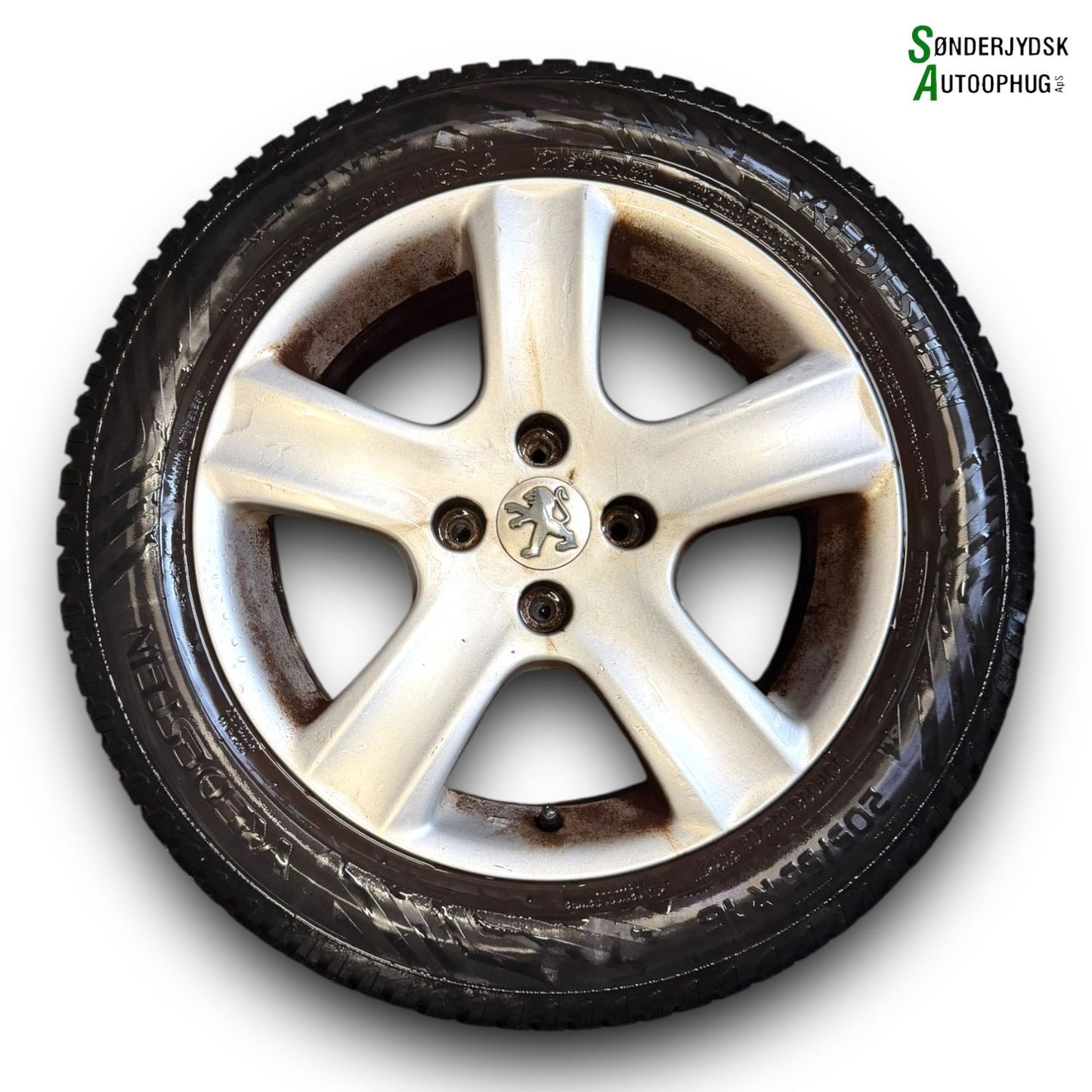 Peugeot 307 Fælge M/Vinter Dæk   Med OEM Nr. Ophugger Fra Peugeot Ophugger