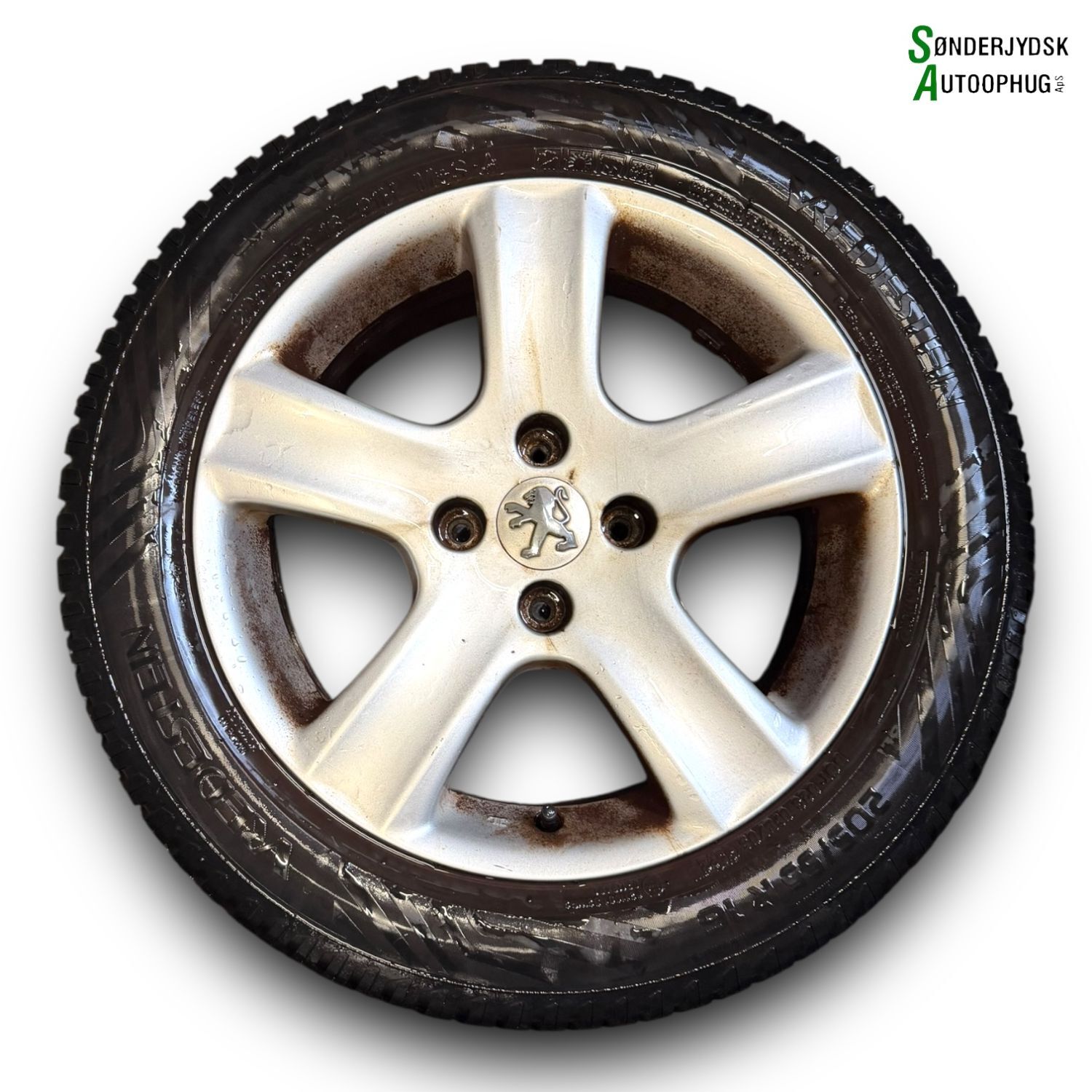 Peugeot 307 Fælge M/Vinter Dæk   Med OEM Nr. Ophugger Fra Peugeot Ophugger