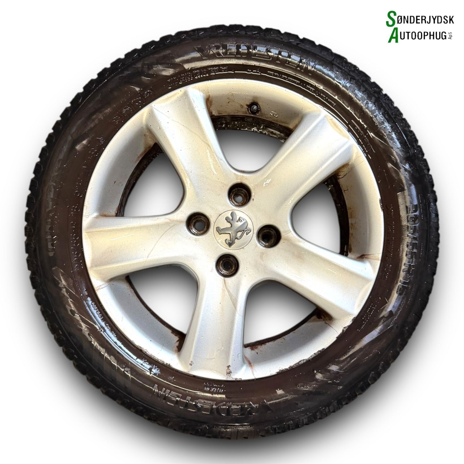 Peugeot 307 Fælge M/Vinter Dæk   Med OEM Nr. Ophugger Fra Peugeot Ophugger