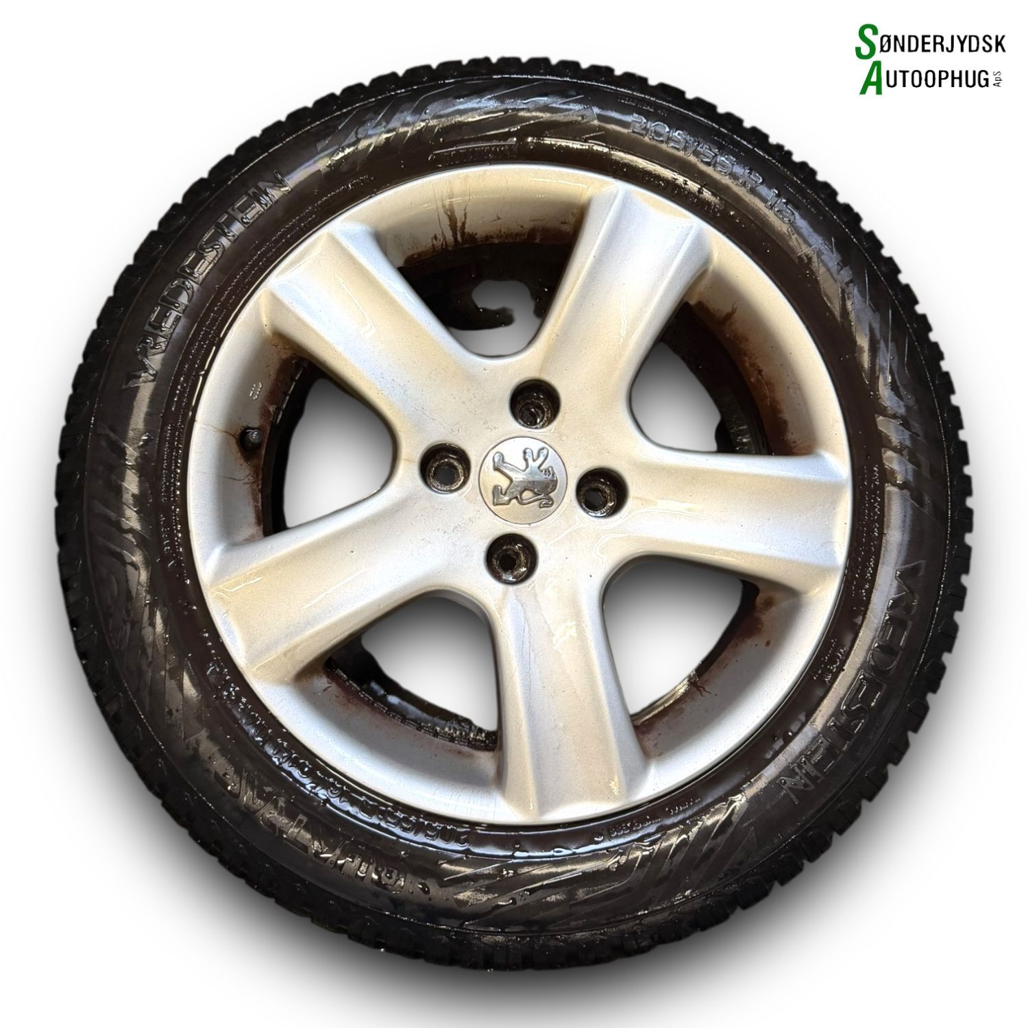 Peugeot 307 Fælge M/Vinter Dæk   Med OEM Nr. Ophugger Fra Peugeot Ophugger