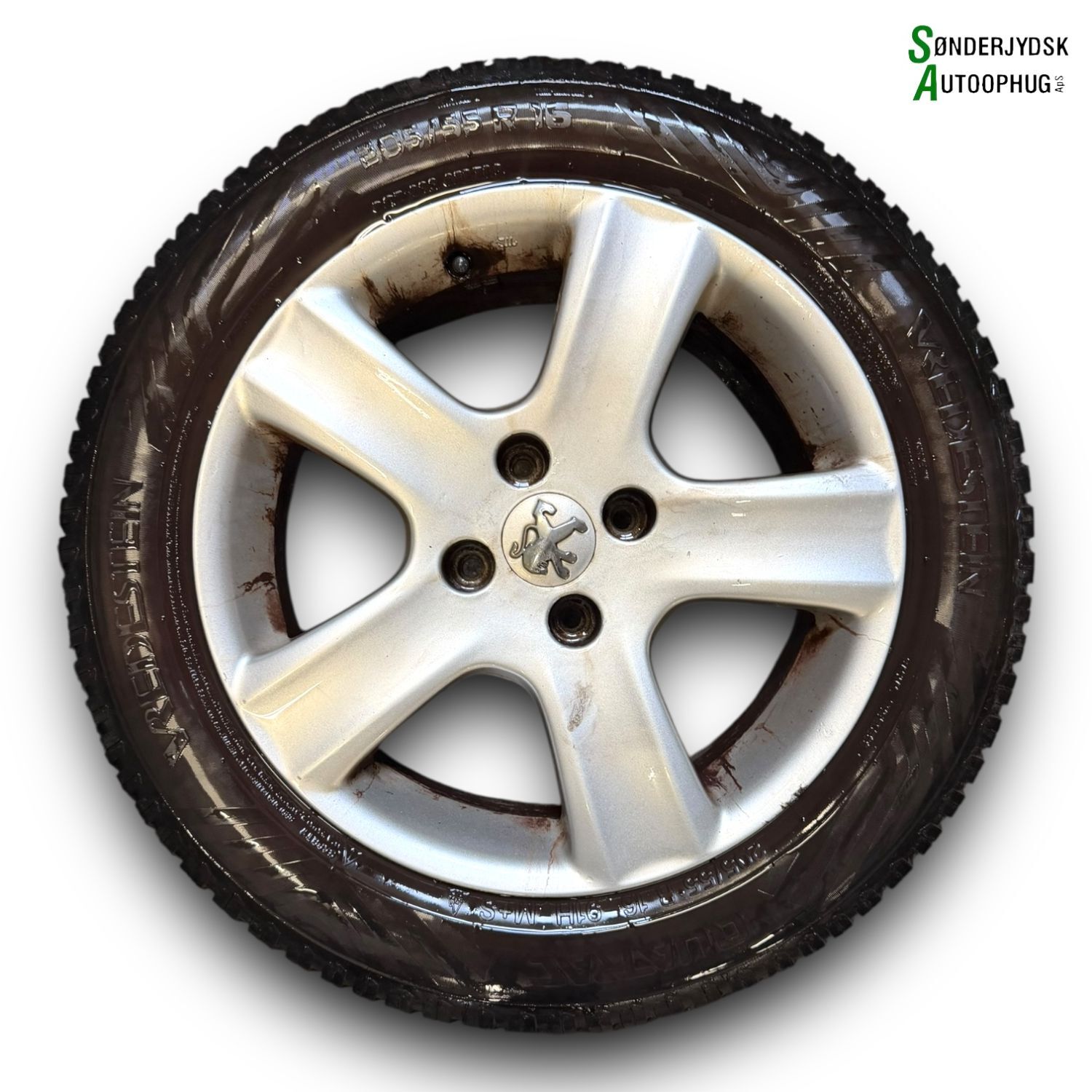 Peugeot 307 Fælge M/Vinter Dæk   Med OEM Nr. Ophugger Fra Peugeot Ophugger
