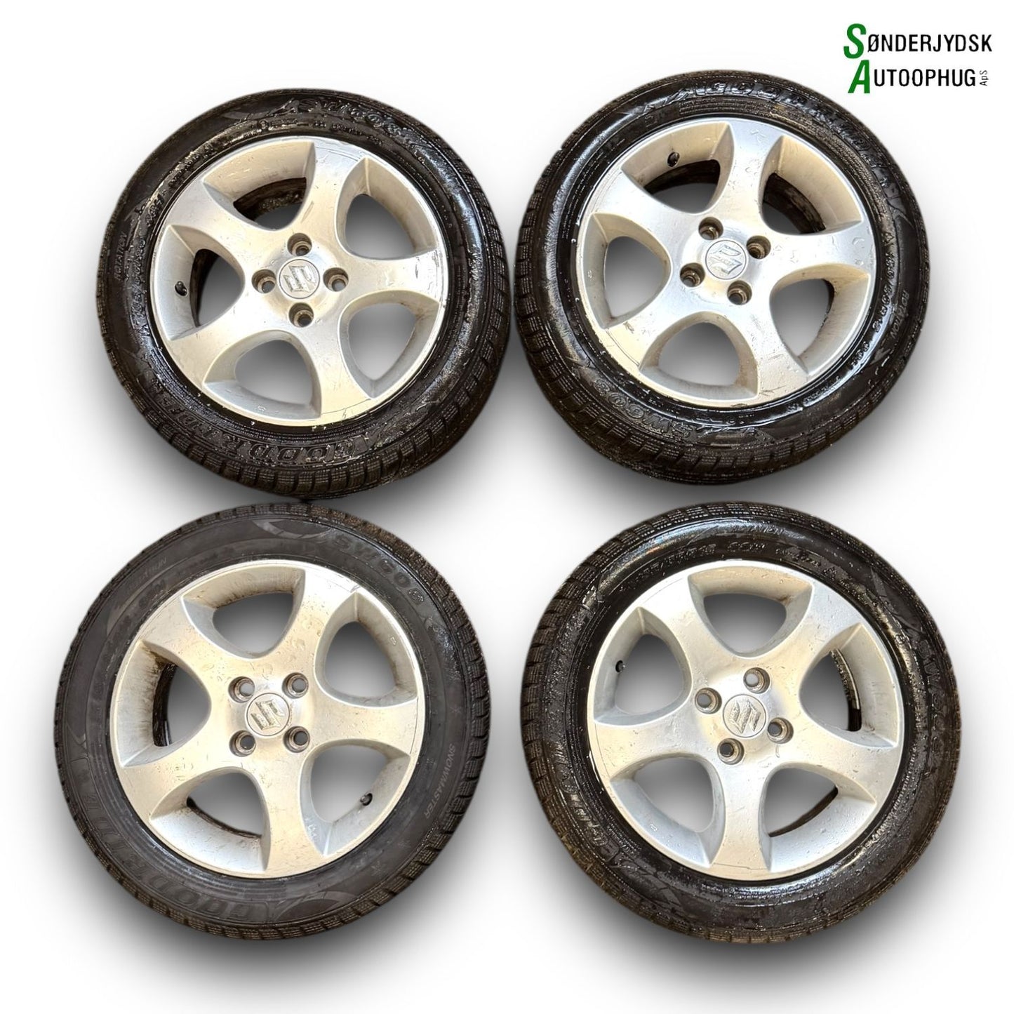 Suzuki Swift Fælge M/Vinter Dæk   Med OEM Nr. Ophugger Fra Suzuki Ophugger