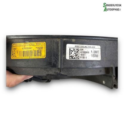 Opel Karl Kølerblæser El Med OEM Nr. 42333841 Fra Opel Ophugger