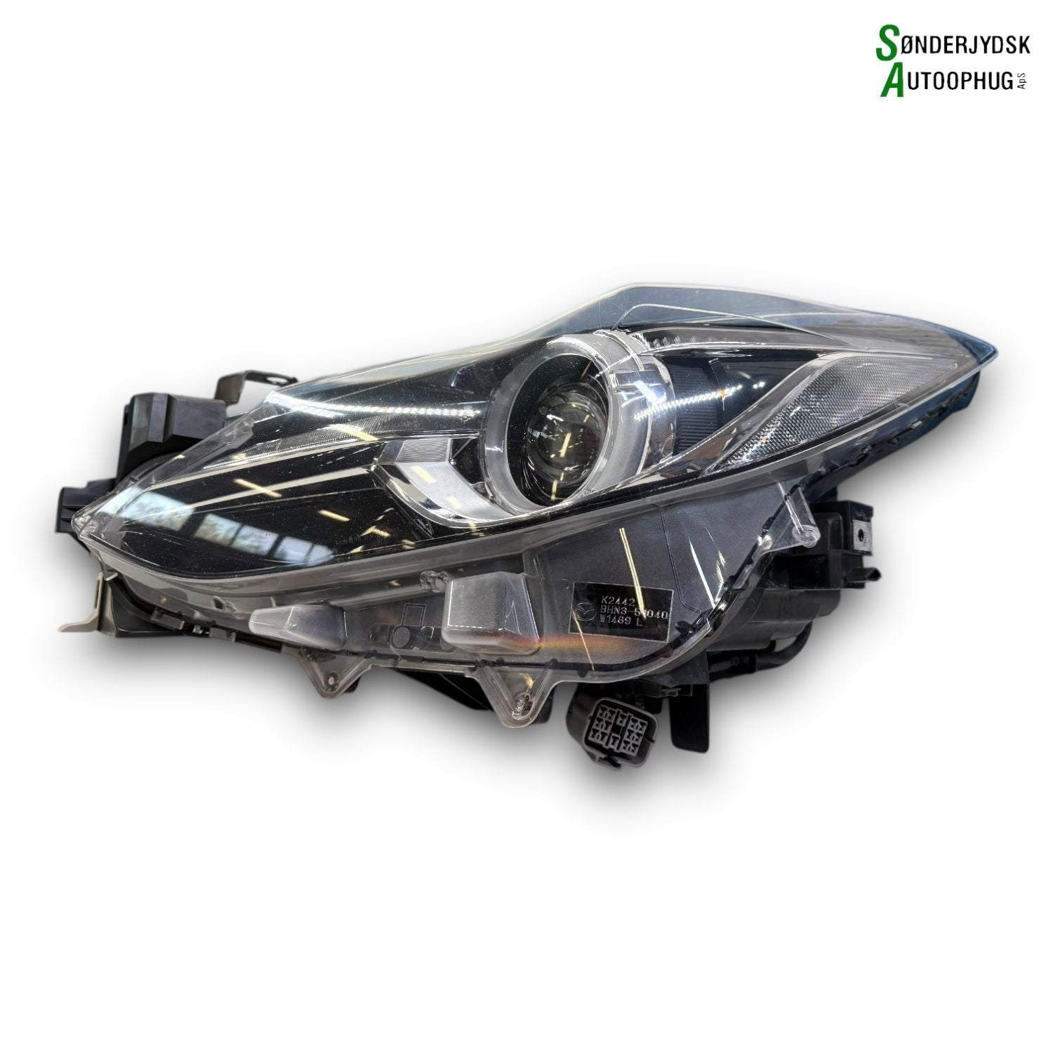 Mazda 3 BM Forlygte Med OEM Nr. BHR251041A Fra Mazda Ophugger