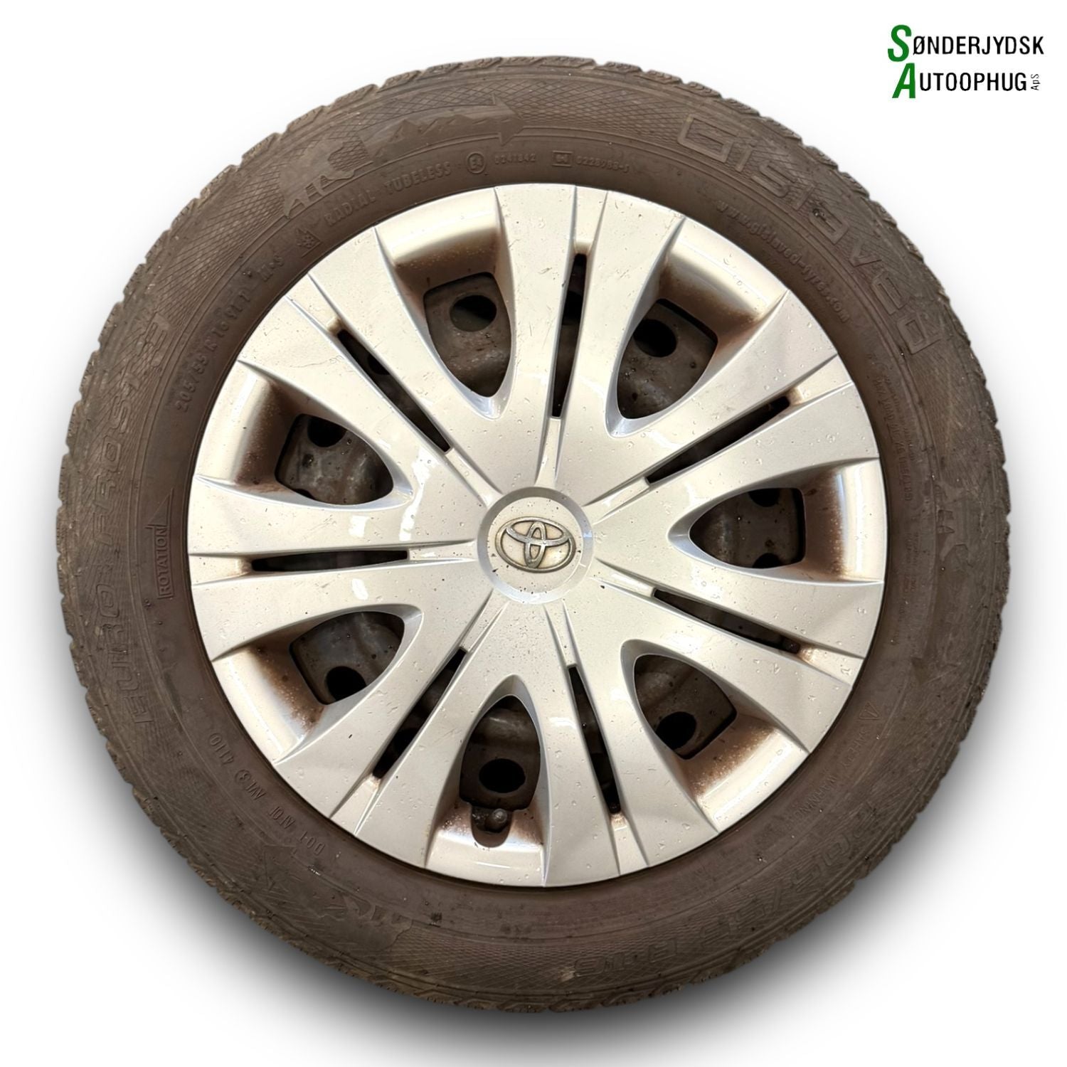 Toyota Auris E15 Fælge M/Vinter Dæk   Med OEM Nr. Ophugger Fra Toyota Ophugger
