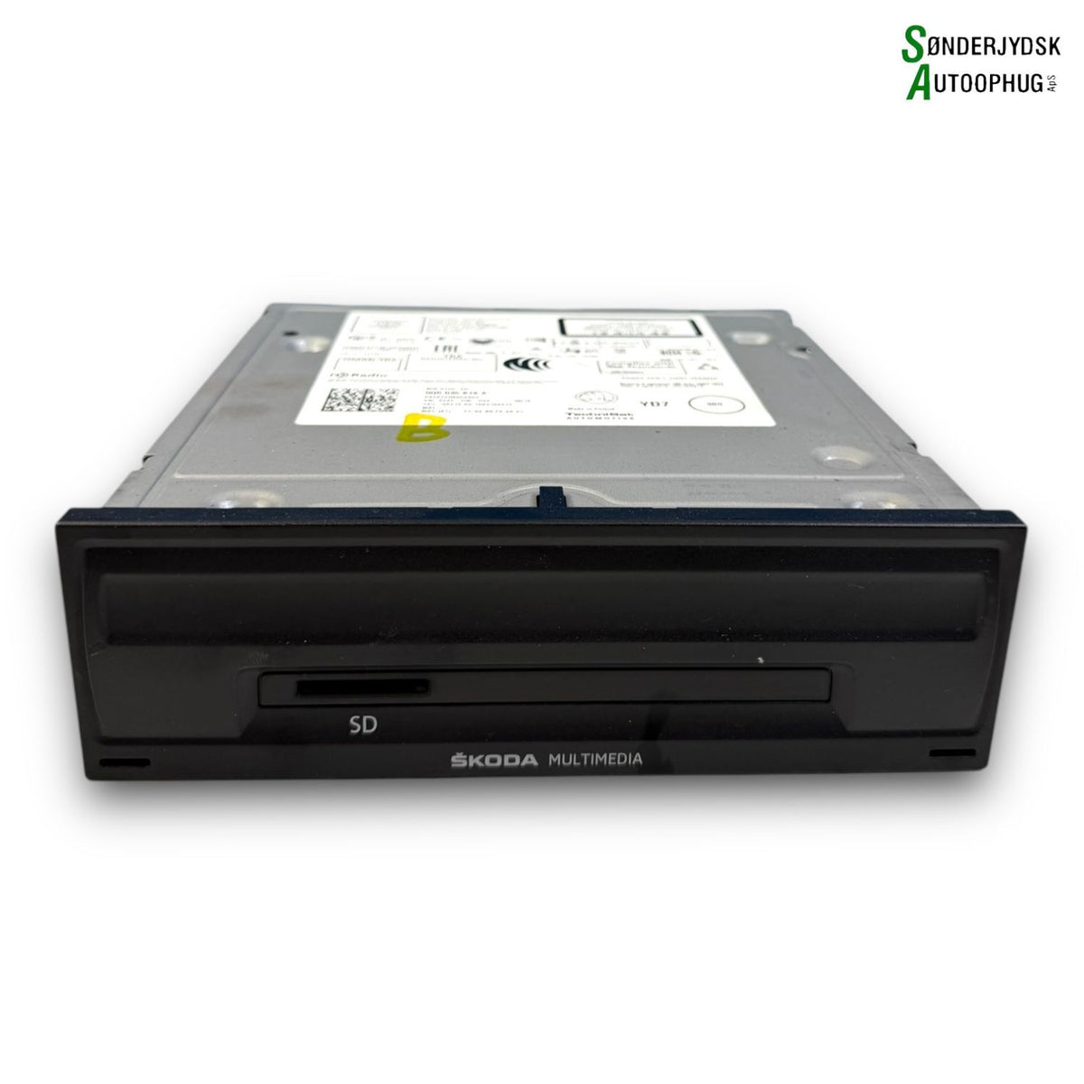 Skoda Rapid Radio Med OEM Nr. 5Q0035819A Fra Skoda Ophugger