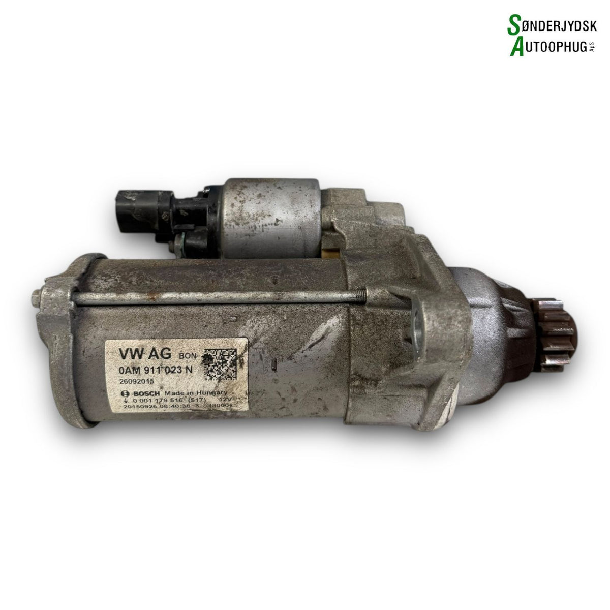 Skoda Rapid Starter Med OEM Nr. 0AM911023NX Fra Skoda Ophugger