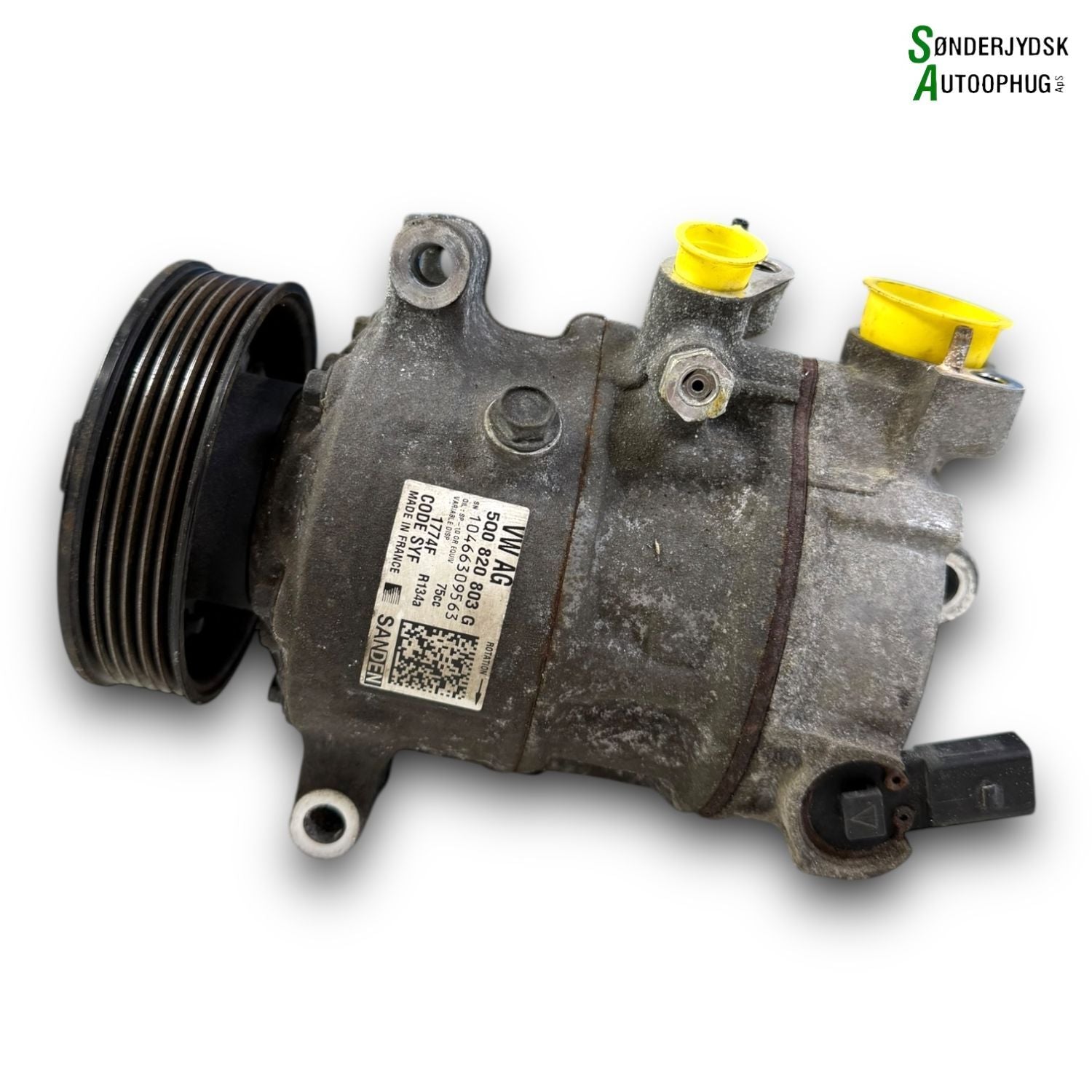 Skoda Rapid Aircondition Pumpe Med OEM Nr. 5QD820803B Fra Skoda Ophugger