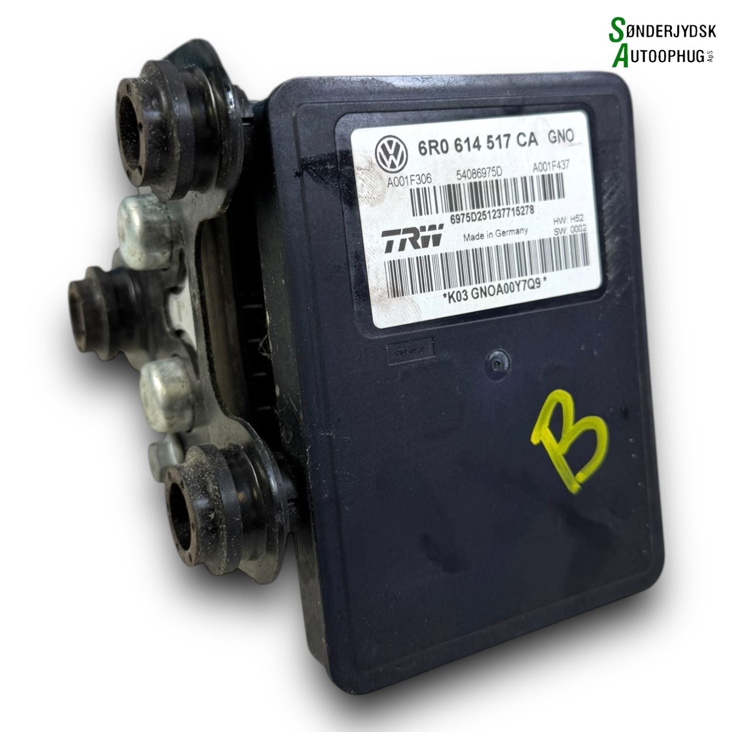 Skoda Rapid ABS Pumpe Med OEM Nr. 6R0614517CABEF Fra Skoda Ophugger
