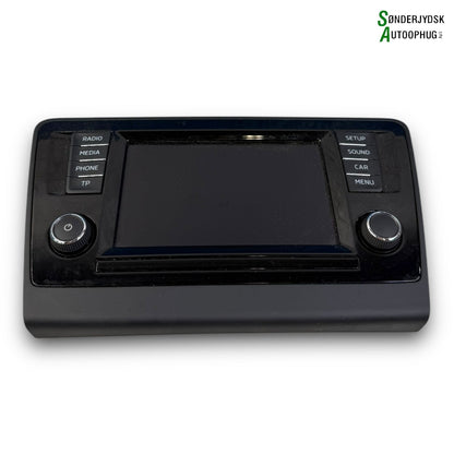 Skoda Rapid Radio, Multi Display Med OEM Nr. 5JA919604 Fra Skoda Ophugger