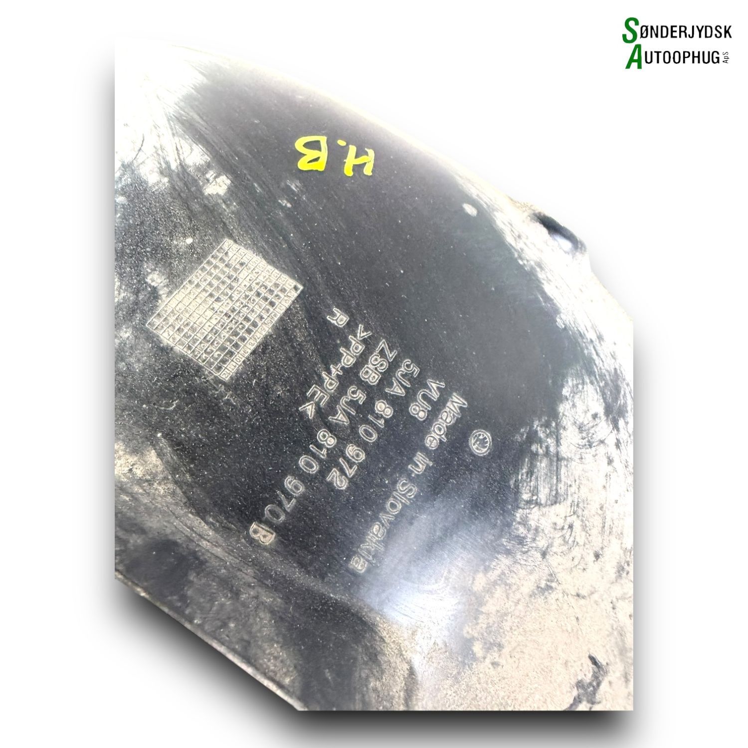 Skoda Rapid Inderskærm Med OEM Nr. 5JA810972 Fra Skoda Ophugger