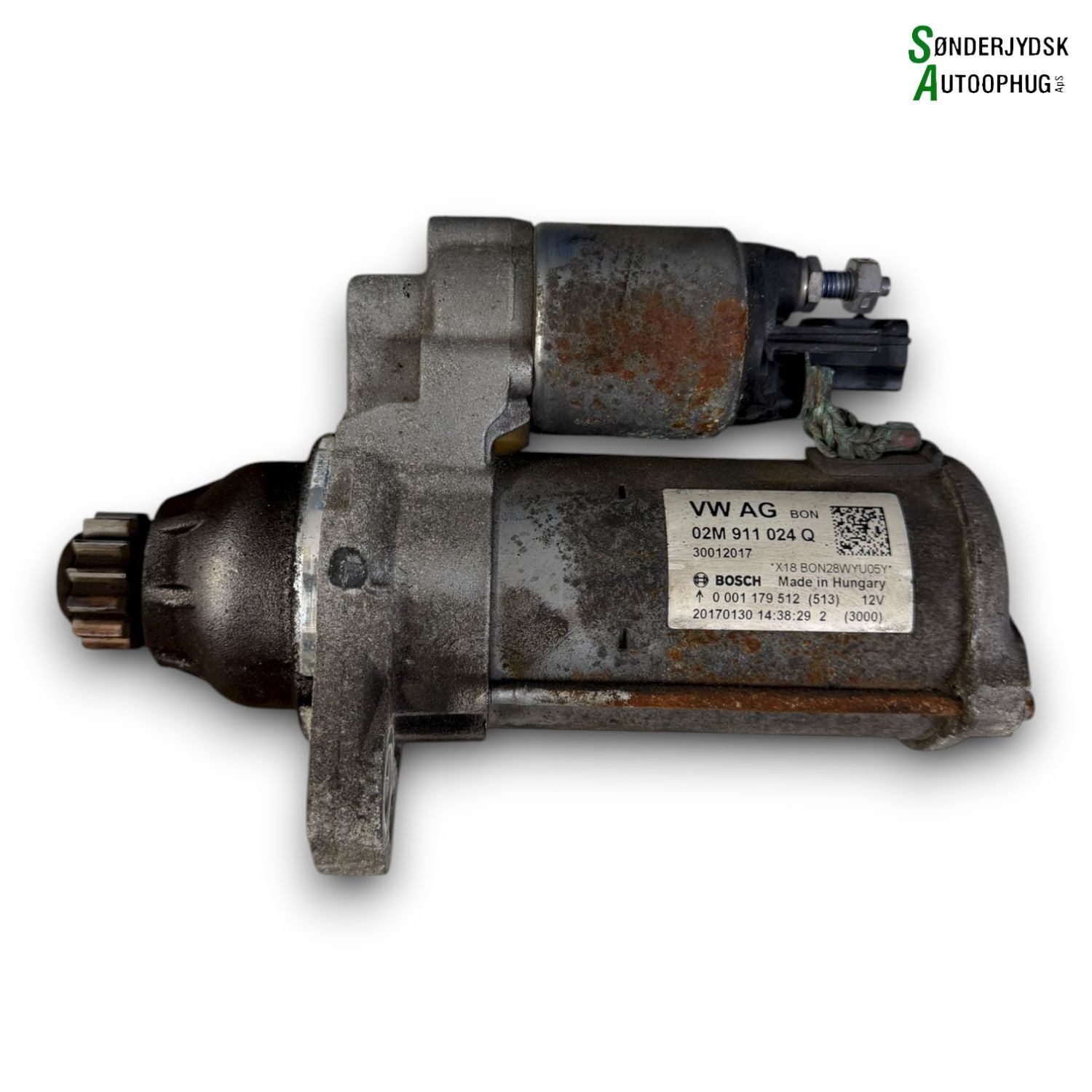 Skoda Fabia Starter Med OEM Nr. 02M911021GX Fra Skoda Ophugger