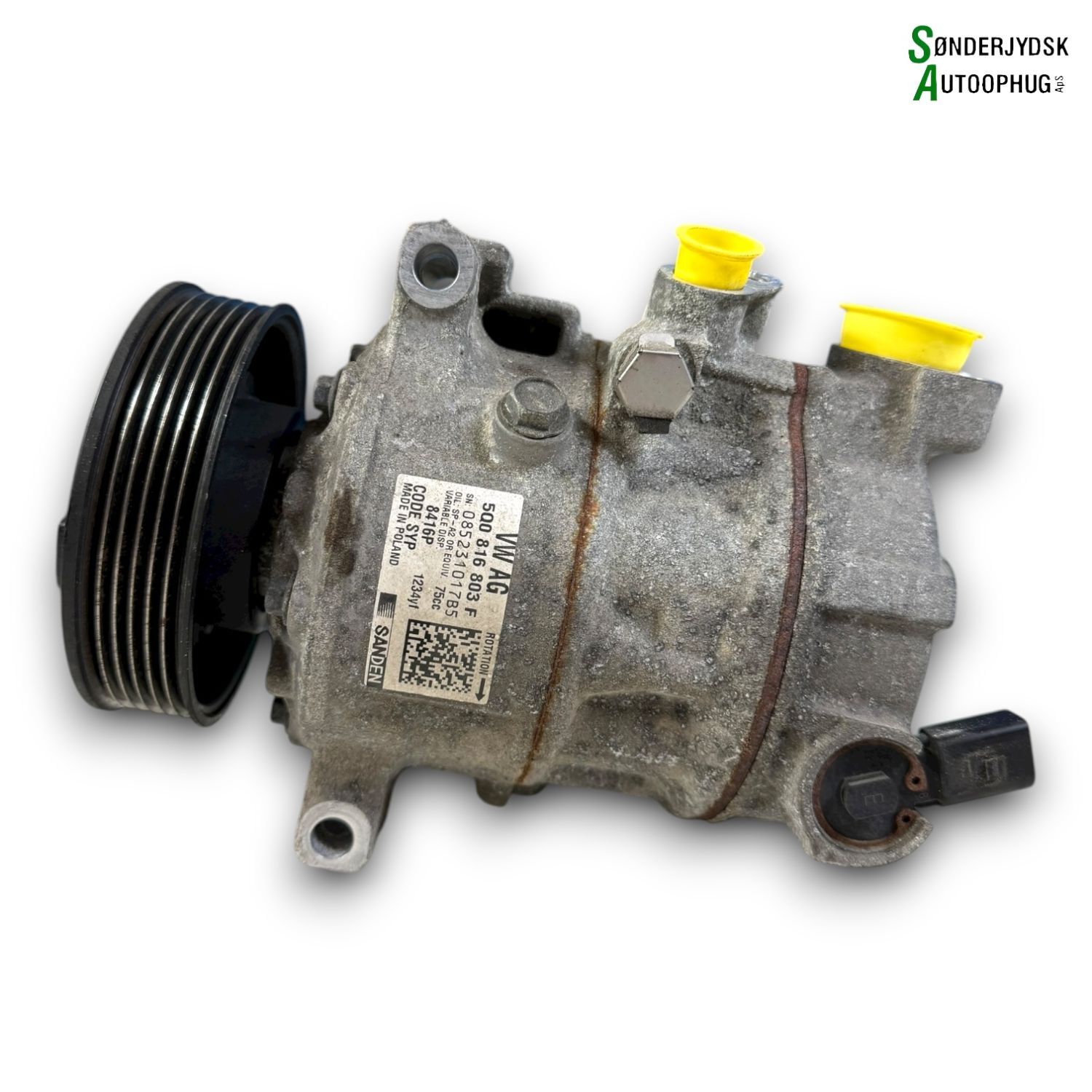 Skoda Fabia Aircondition Pumpe Med OEM Nr. 5Q0816803K Fra Skoda Ophugger