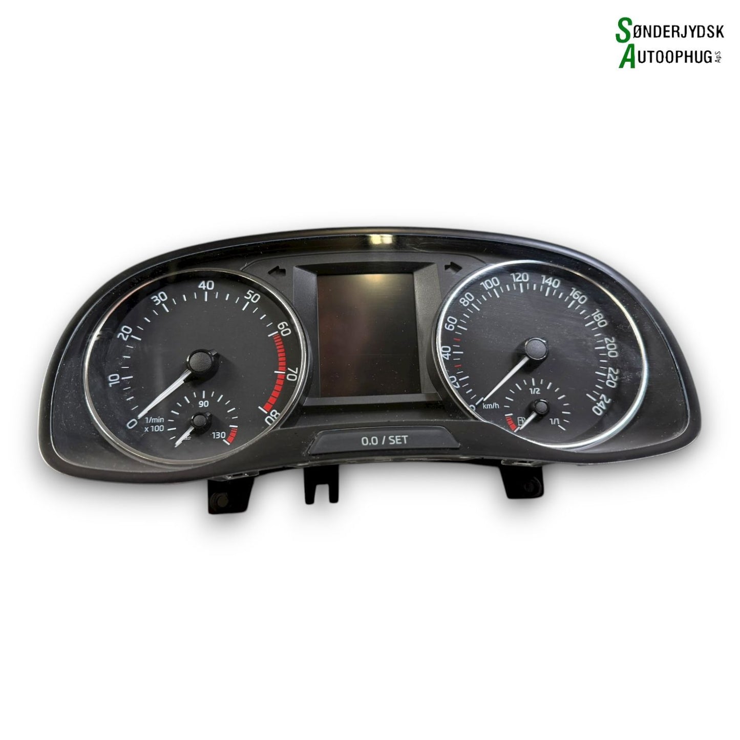 Skoda Fabia Speedometer - Instrument Med OEM Nr. 6V0920740B Fra Skoda Ophugger
