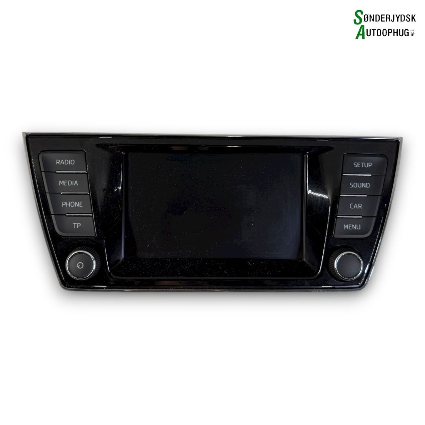 Skoda Fabia Radio, Multi Display Med OEM Nr. 6V0919604B Fra Skoda Ophugger