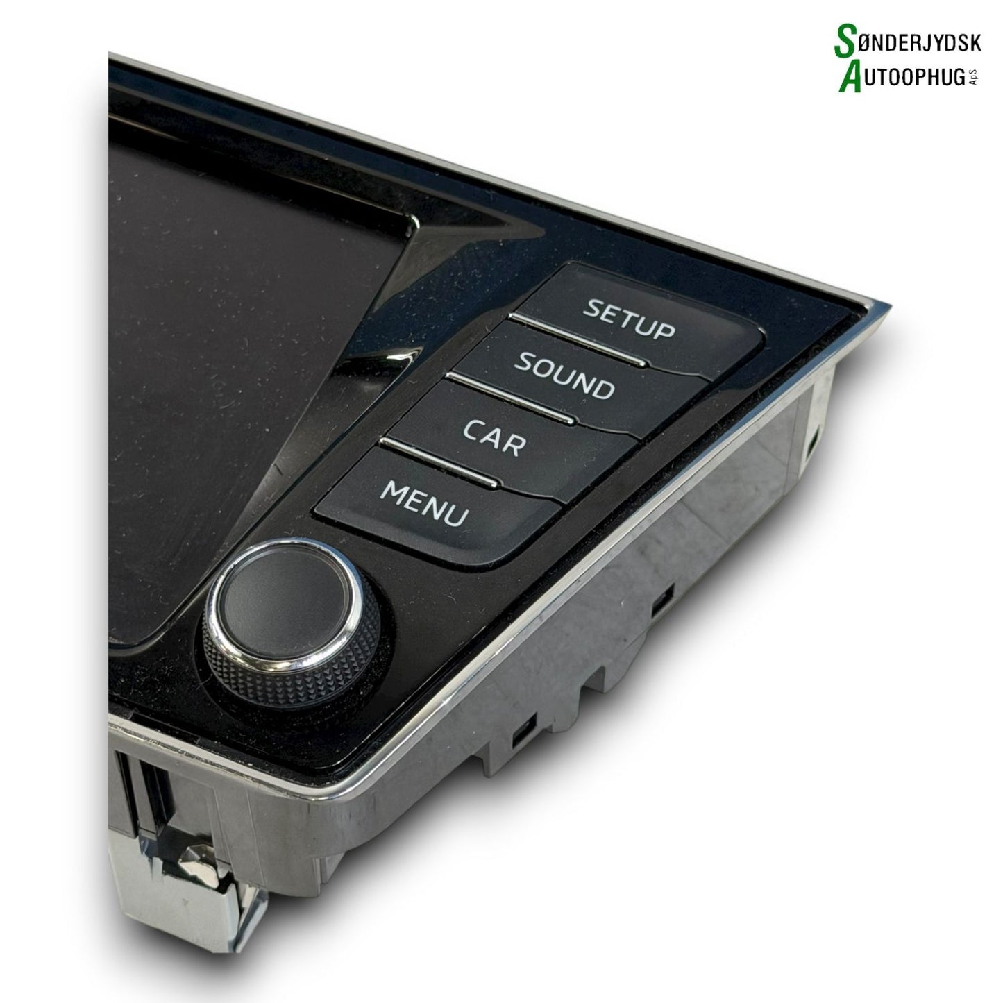 Skoda Fabia Radio, Multi Display Med OEM Nr. 6V0919604B Fra Skoda Ophugger