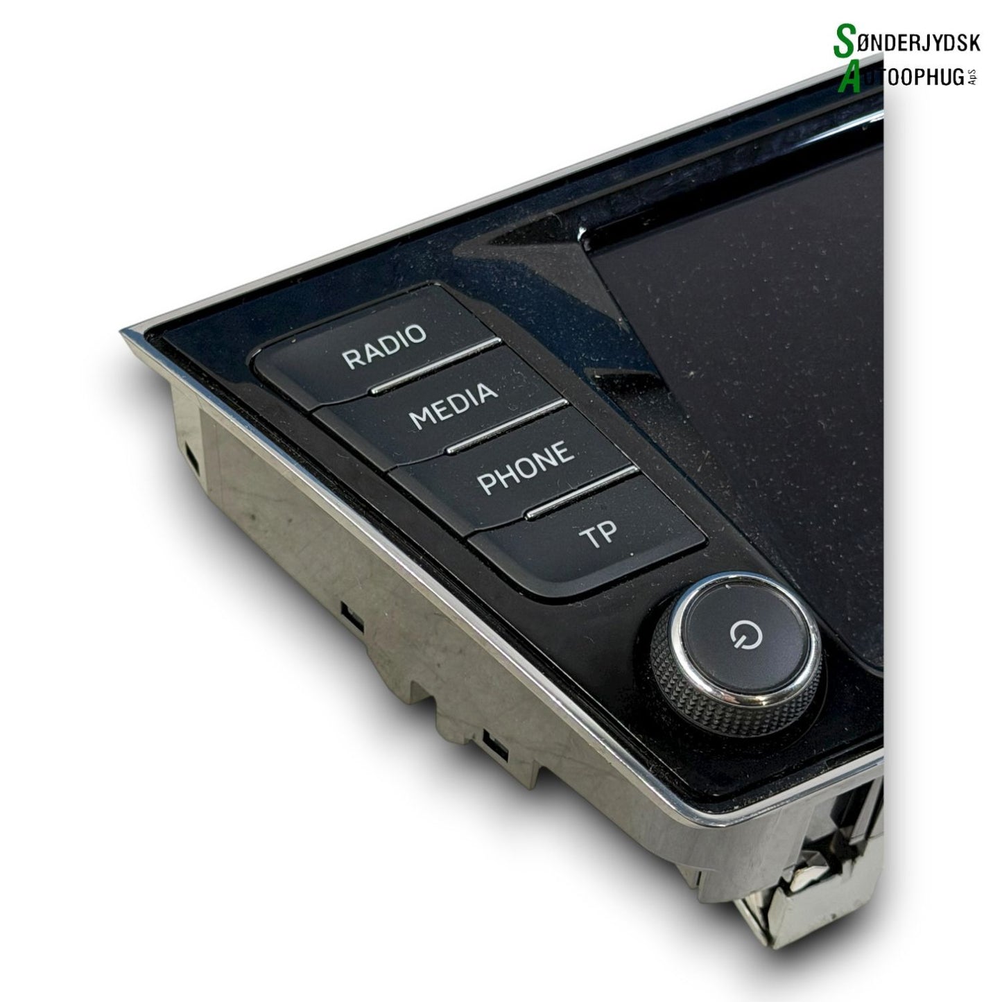 Skoda Fabia Radio, Multi Display Med OEM Nr. 6V0919604B Fra Skoda Ophugger