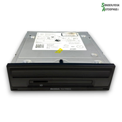 Skoda Fabia Radio Med OEM Nr. 5G0035840B Fra Skoda Ophugger