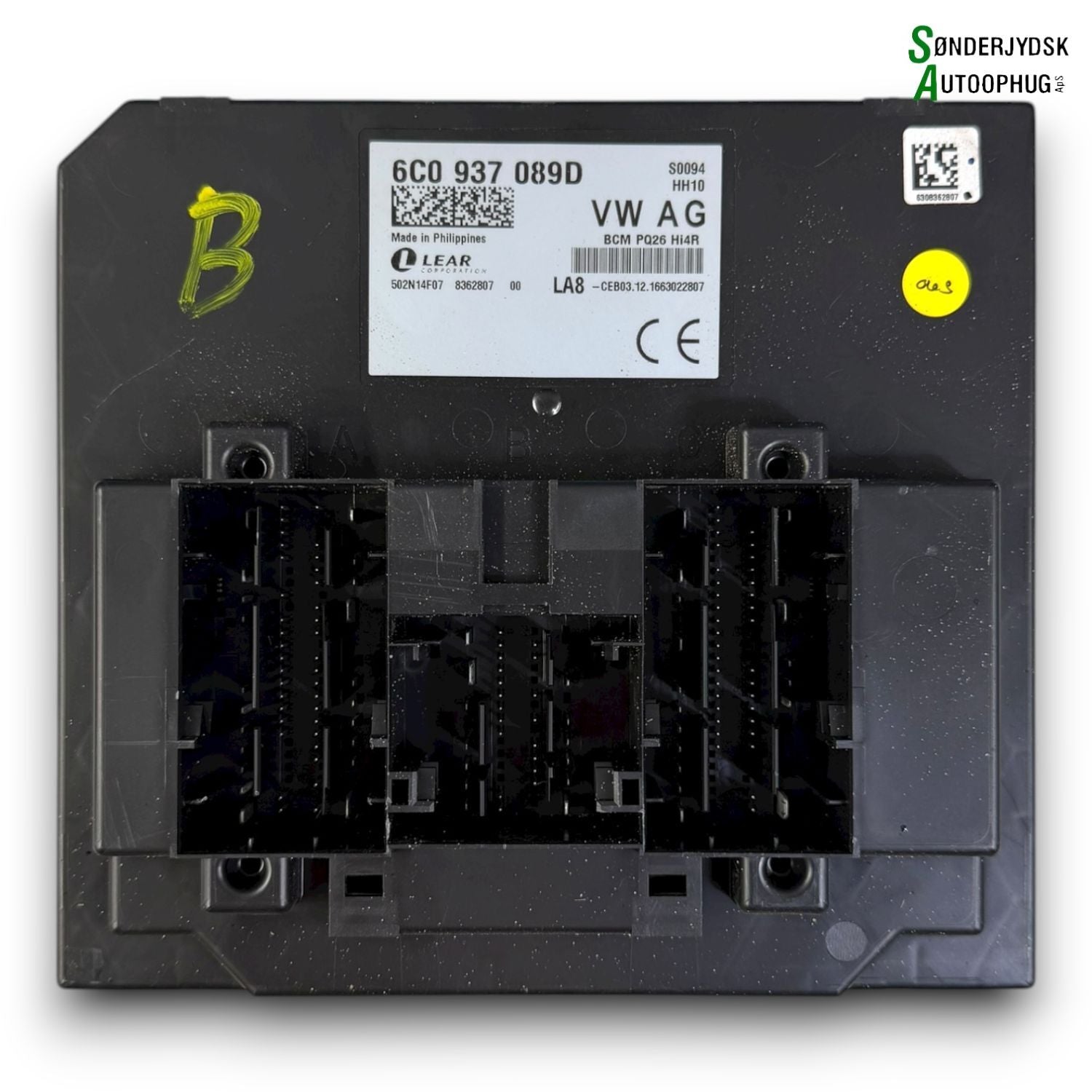 Skoda Fabia Bcm / Komfortkomputer Med OEM Nr. 6C0937085D Fra Skoda Ophugger
