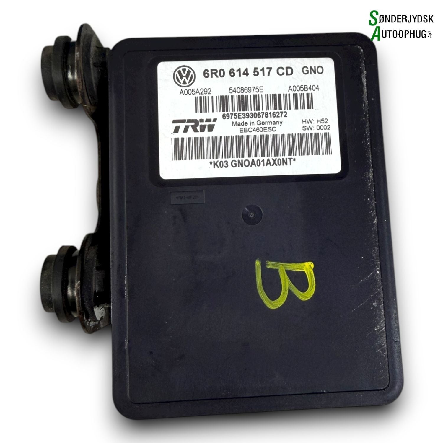 Skoda Rapid ABS Pumpe Med OEM Nr. 6R0614517CJBEF Fra Skoda Ophugger