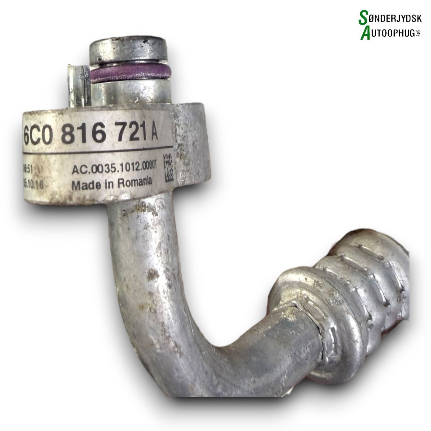 Skoda Rapid Aircond. Rør/Slang/Ventiler Med OEM Nr. 6C0816721A Fra Skoda Ophugger