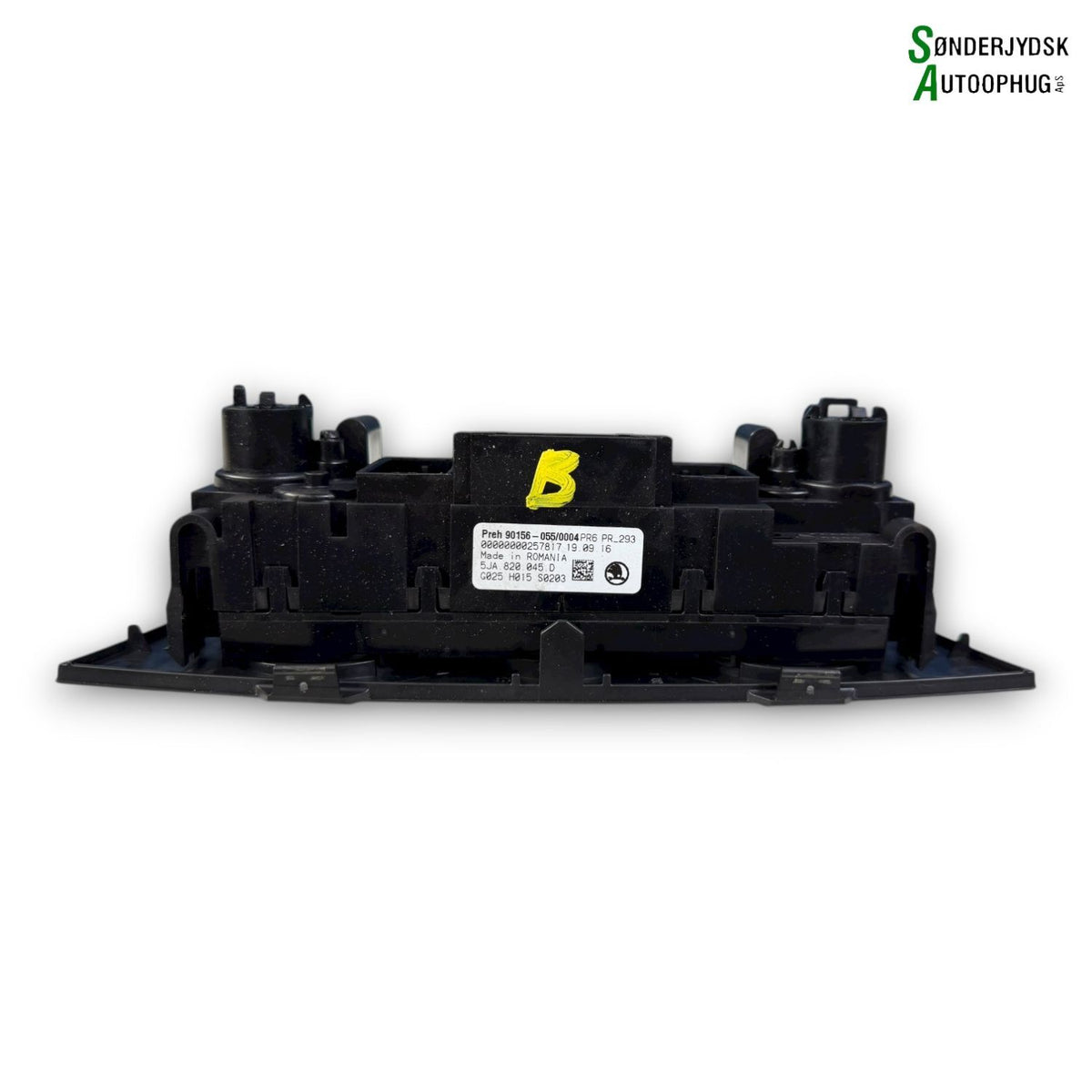 Skoda Rapid Varmeregulering Med OEM Nr. 5JA820045D Fra Skoda Ophugger