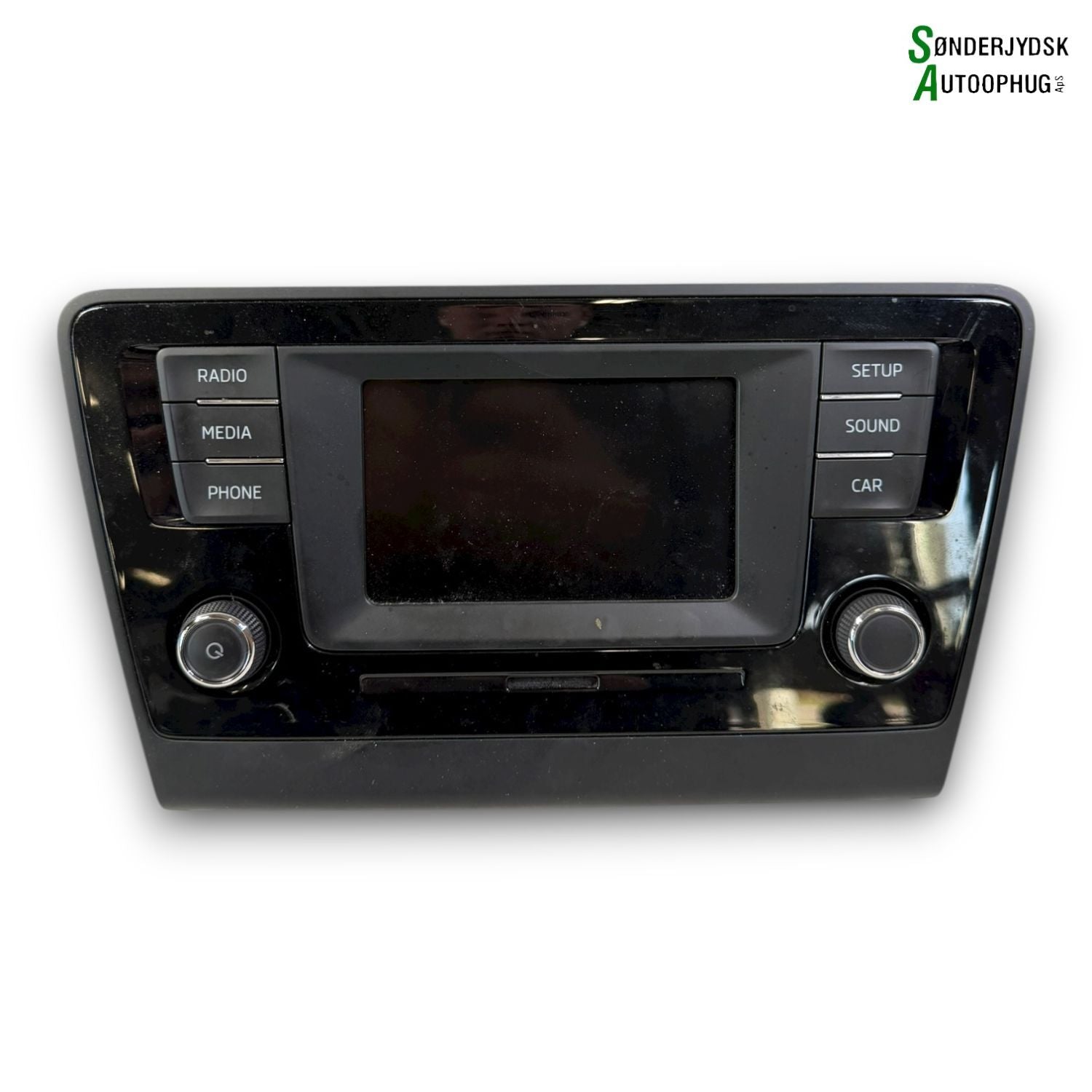 Skoda Rapid Radio, Multi Display Med OEM Nr. 5JA035871A Fra Skoda Ophugger
